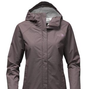 Purple/ Gray North Face Raincoat